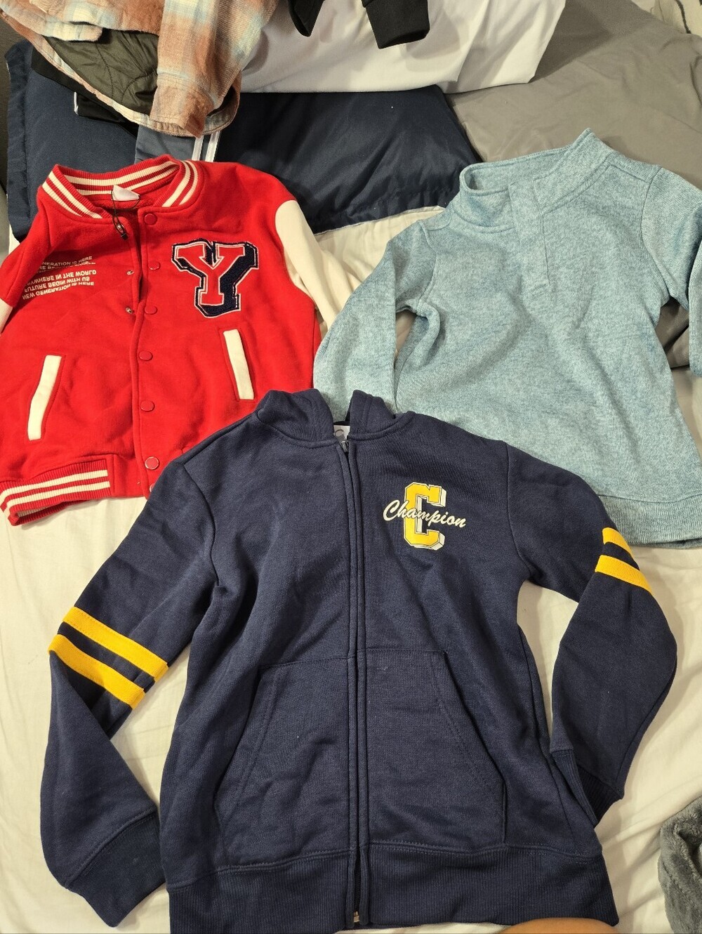 Little Boy's Sweater Jacket Lot Sz Small Zara, Magellan, Champion
